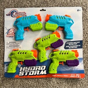 Tidal Storm Hydro Storm Water Gun Blaster 5 Pack Set